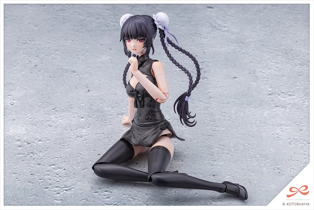 PREORDINE+ 07/2027 Sousaishojoteien Plastic Model Kit 1/10 Kuon Yakushiji Qipao Costume 17 cm
