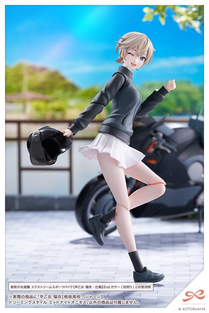 SU ORDINAZIONE Sousai Shojo Teien Plastic Model Kit 1/10 Rui Saotome Touhou High School Tracksuit Dreaming Style Midnight Onyx 16 cm