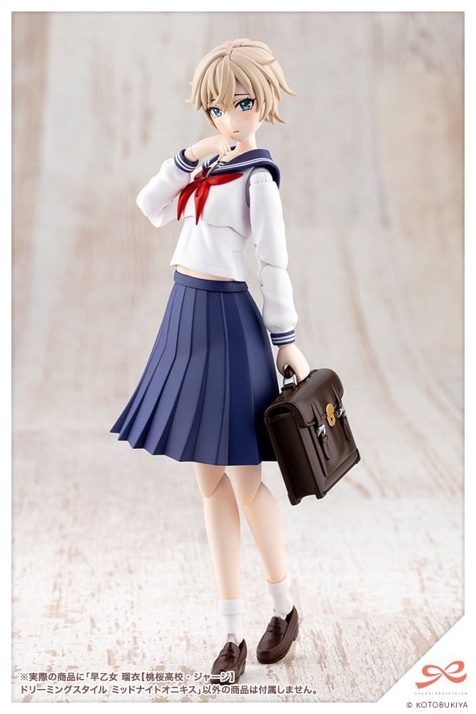 SU ORDINAZIONE Sousai Shojo Teien Plastic Model Kit 1/10 Rui Saotome Touhou High School Tracksuit Dreaming Style Midnight Onyx 16 cm