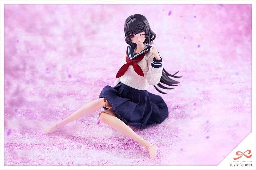 PREORDINE+ 07/2027 Sousaishojoteien Plastic Model 1/10 Kiru Pla Kuon Yakushiji Touou High School Uniform 16 cm