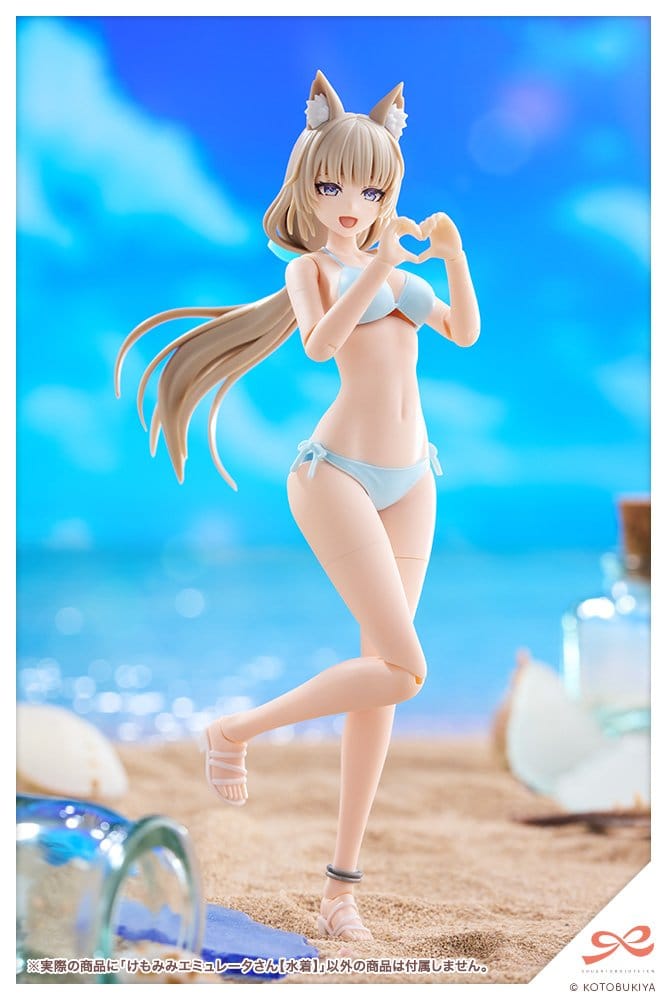PREORDINE+ 05/2027 Sousaishojoteien Plastic Model 1/10 Animal Ears Emulator Swim Style 17 cm