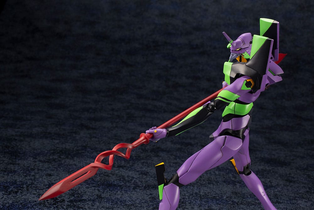 PREORDINE+ 02/2026 Evangelion: 3.0 + 1.0 Thrice Upon a Time Plastic Model Kit 1/400 Evangelion Test Type-01 with Spear of Cassius 19 cm