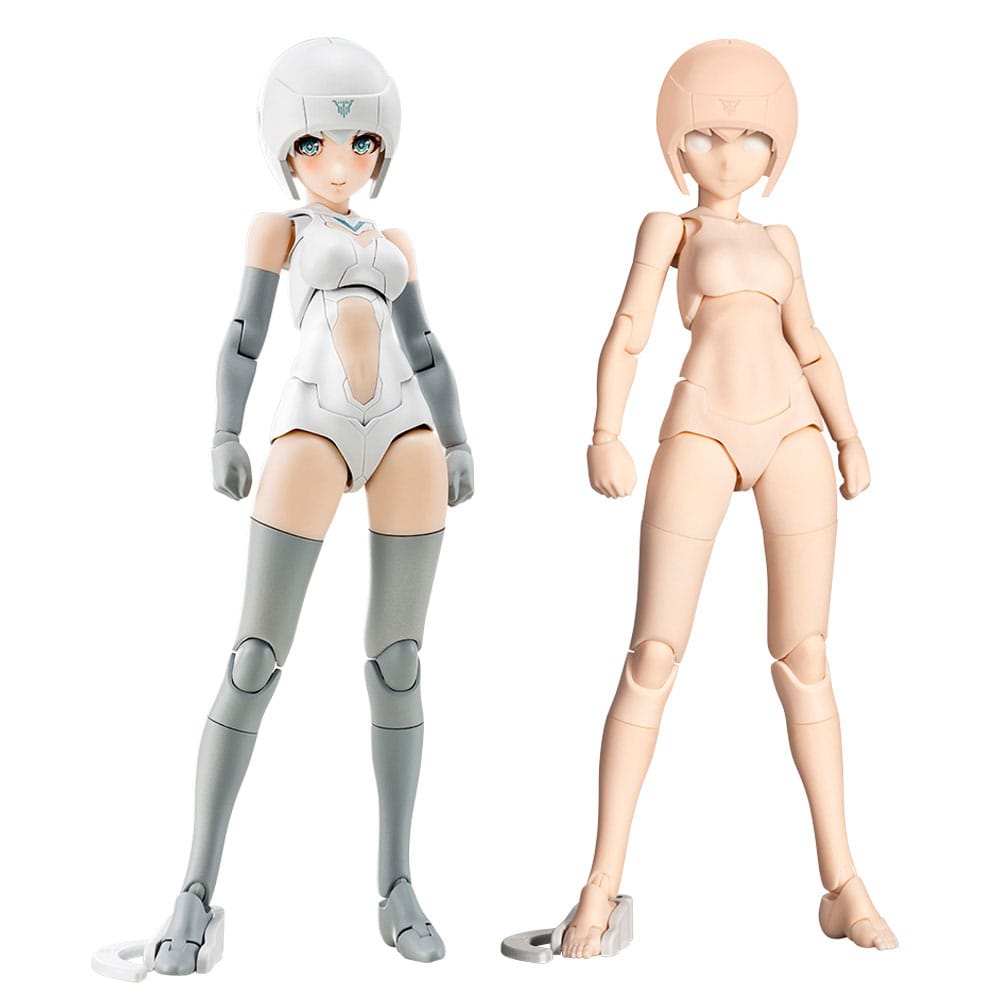 PREORDINE+ 08/2027 Megami Device Model Kit Accesoory Set B1R-M Chassis Kit Skin Color A (Reproduction) 14 cm