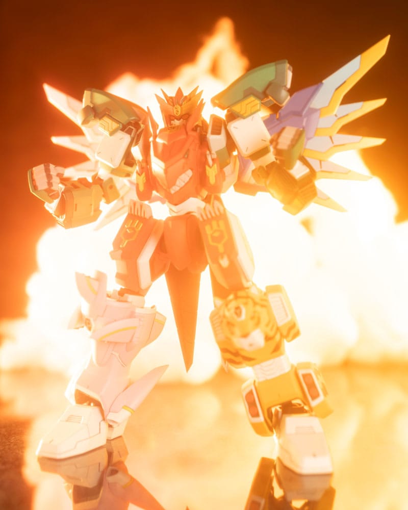SU ORDINAZIONE The Red Ranger Becomes an Adventurer in Another World Plastic Model Kit Maximum Kizuna Kaiser 17 cm  