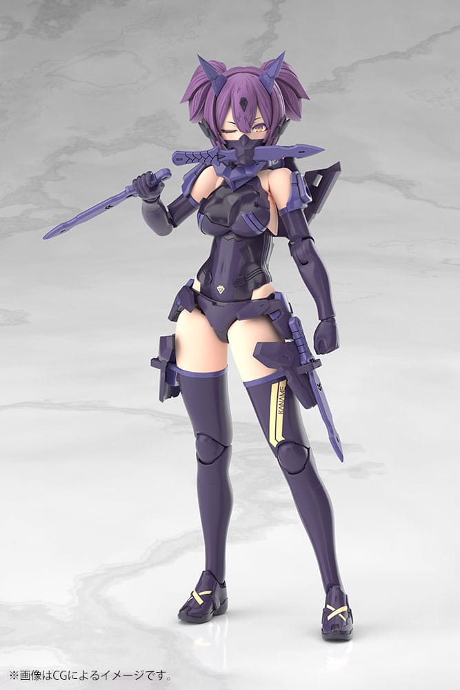 SU ORDINAZIONE Megami Device Plastic Model Kit 1/1 Asra Ninja Kaname Shadow Edition Full Package 14 cm 