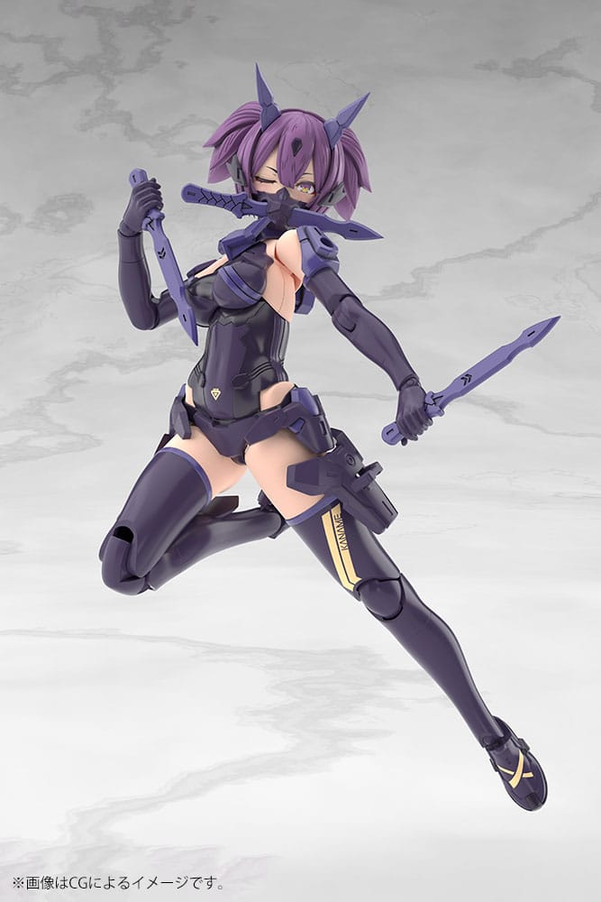 SU ORDINAZIONE Megami Device Plastic Model Kit 1/1 Asra Ninja Kaname Shadow Edition Full Package 14 cm 