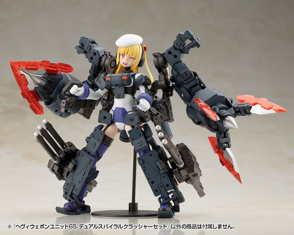SU ORDINAZIONE Kotobukiya M.S.G. Model Kit Accessory Set Heavy Weapon Unit 65 Dual Spiral Crusher Set