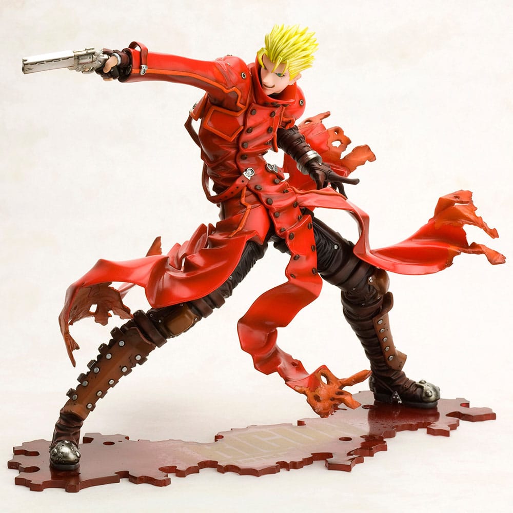 PREORDINE ESAURITO Trigun Badlands Rumble ARTFX J Statue 1/8 Vash The Stampede Renewal Package Version 19 cm