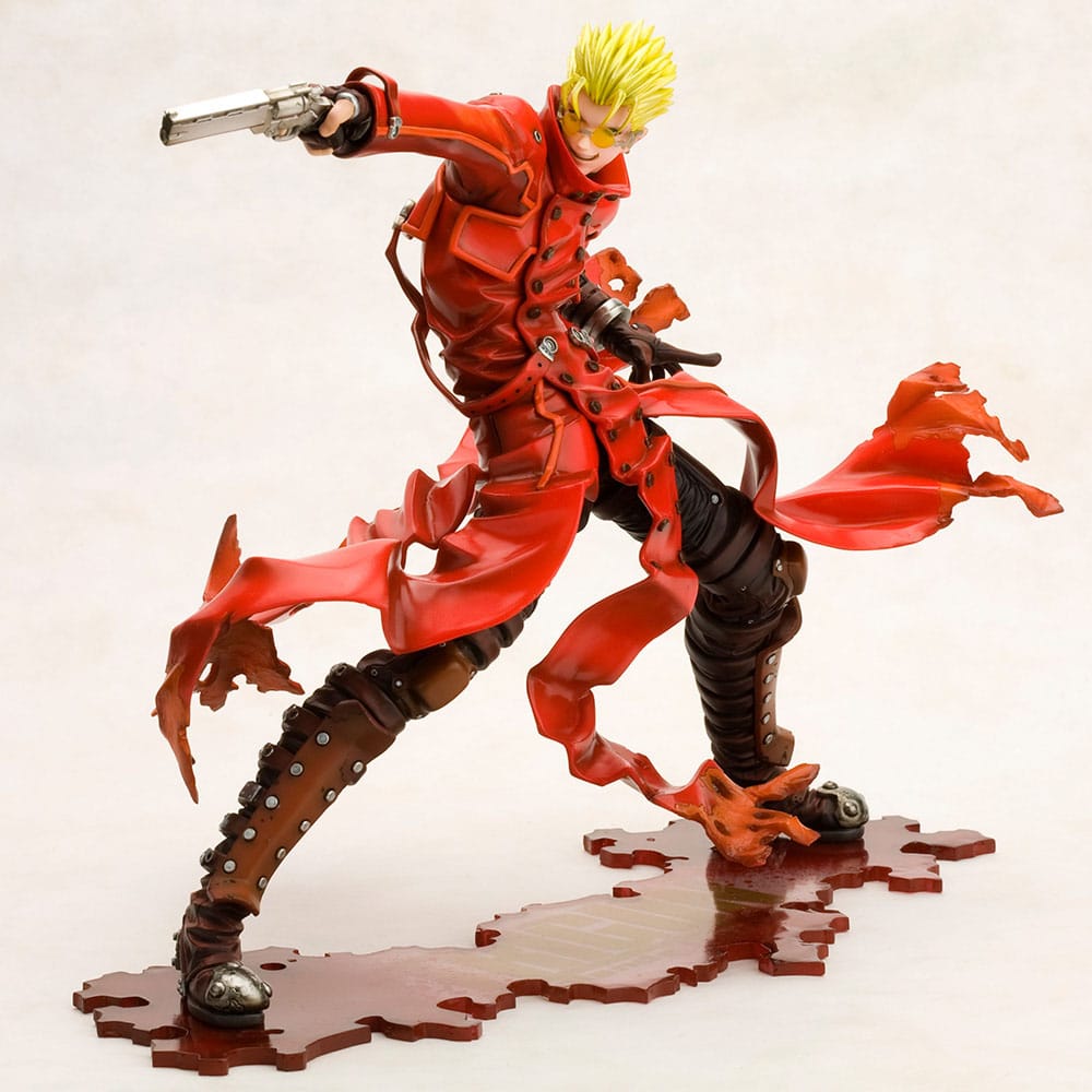 PREORDINE ESAURITO Trigun Badlands Rumble ARTFX J Statue 1/8 Vash The Stampede Renewal Package Version 19 cm