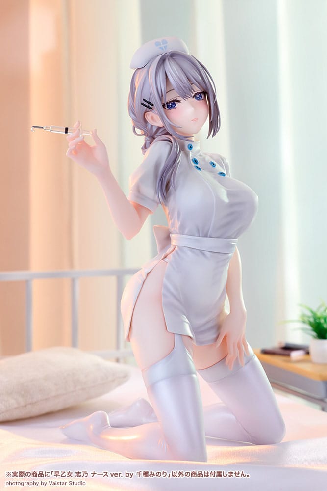 SU ORDINAZIONE Original Character PVC Figure Saotome Shino Nurse Ver. Illustration by Minori Chigusa 17 cm