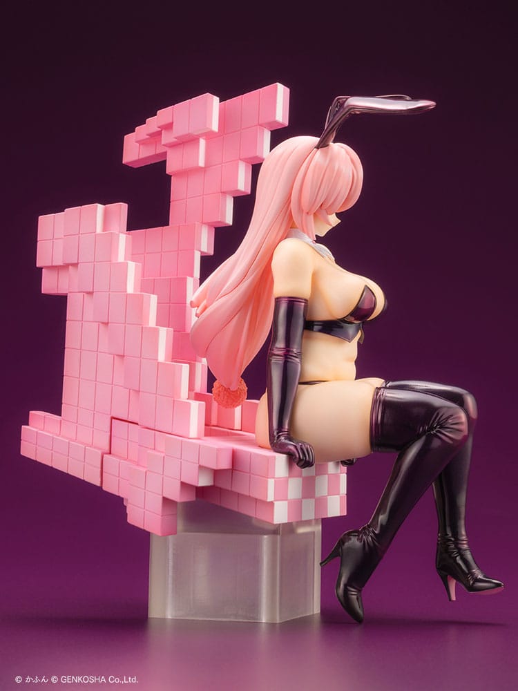 SU ORDINAZIONE Original Character Trick Bunnies PVC Statue 1/7 Sitting Bunny Illustration by Kafun 24 cm     