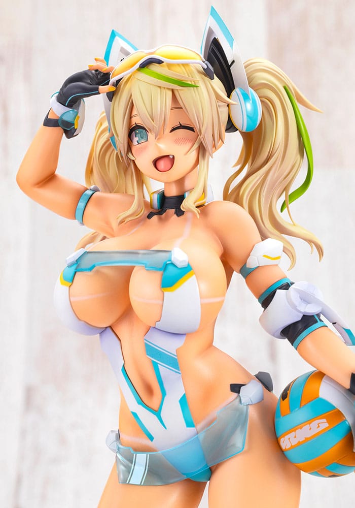 SU ORDINAZIONE Phantasy Star Online 2 PVC Statue 1/6 Summer Color Gene Summer Vacation 31 cm