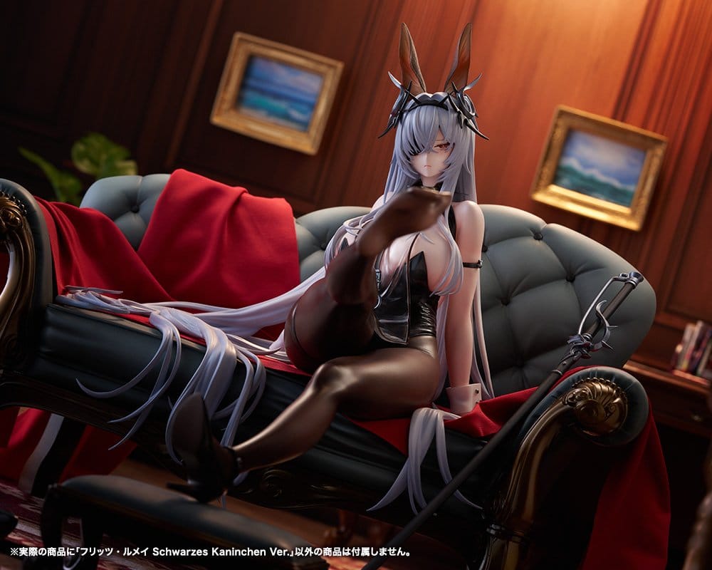 PREORDINE+ CHIUSO 12/2026 Azur Lane PVC Statue 1/7 Fritz Rumey Schwarzes Kaninchen Ver. 23 cm