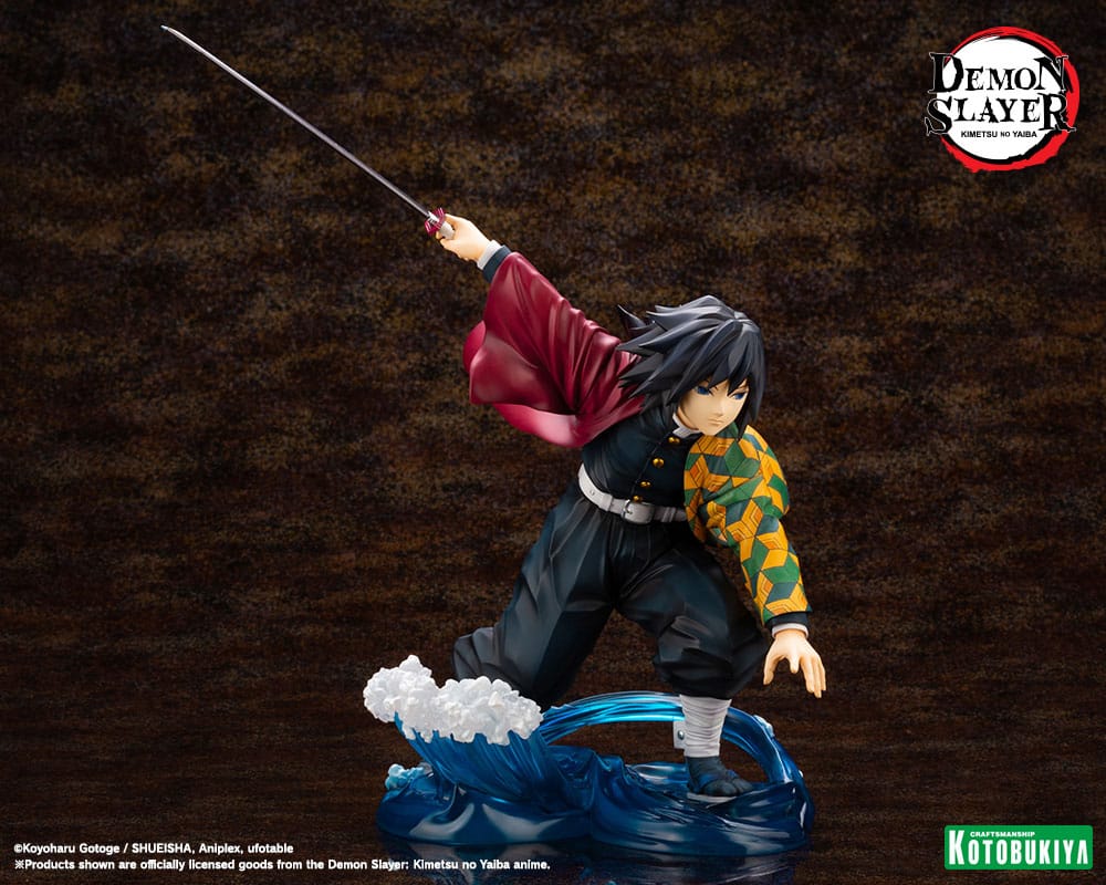 SU ORDINAZIONE Demon Slayer: Kimetsu no Yaiba ARTFXJ Statue 1/8 Giyu Tomioka 21 cm      
