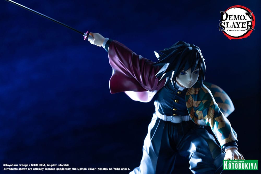SU ORDINAZIONE Demon Slayer: Kimetsu no Yaiba ARTFXJ Statue 1/8 Giyu Tomioka 21 cm      
