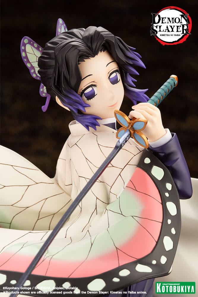 SU ORDINAZIONE Demon Slayer: Kimetsu no Yaiba ARTFXJ Statue 1/8 Shinobu Kocho 25 cm         
