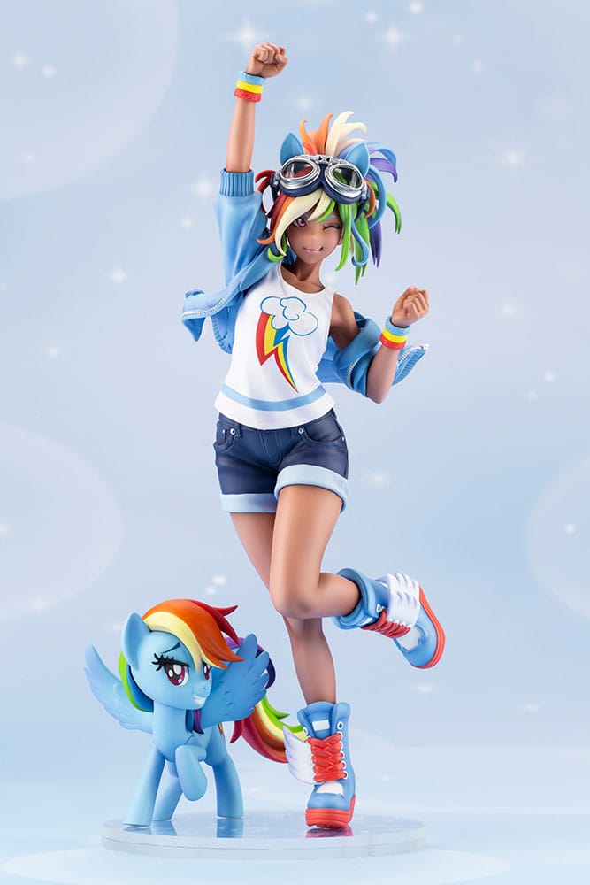 PREORDINE+ 10/2025 My Little Pony Bishoujo PVC Statue 1/7 Rainbow Dash 24 cm