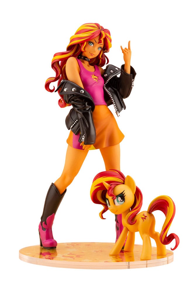 PREORDINE+ 12/2025 My Little Pony Bishoujo PVC Statue 1/7 Sunset Shimmer 22 cm