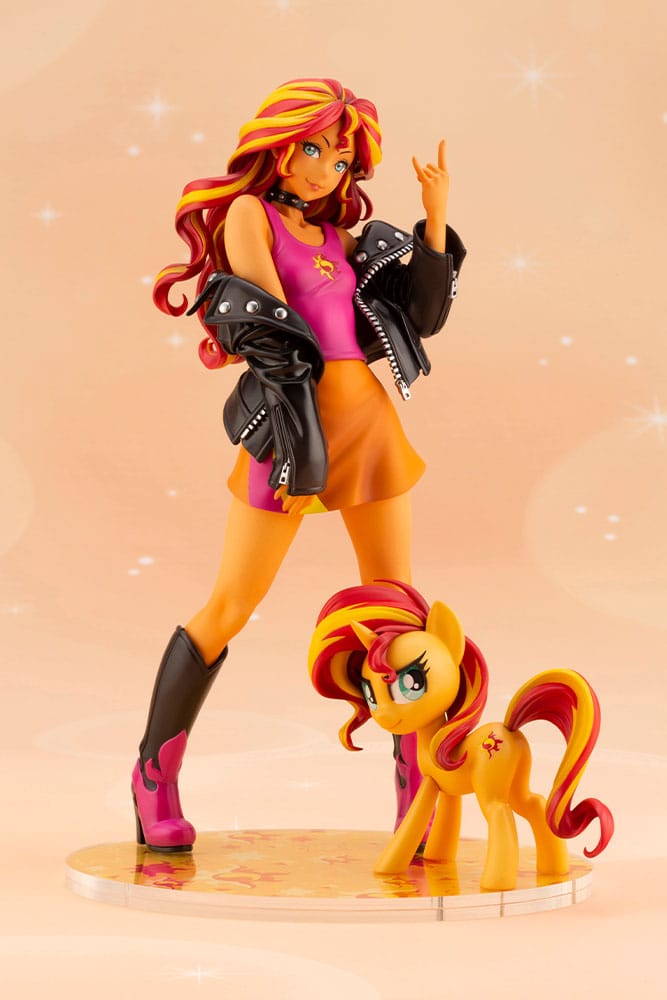 PREORDINE+ 12/2025 My Little Pony Bishoujo PVC Statue 1/7 Sunset Shimmer 22 cm
