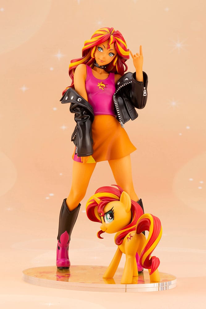 PREORDINE+ 12/2025 My Little Pony Bishoujo PVC Statue 1/7 Sunset Shimmer 22 cm