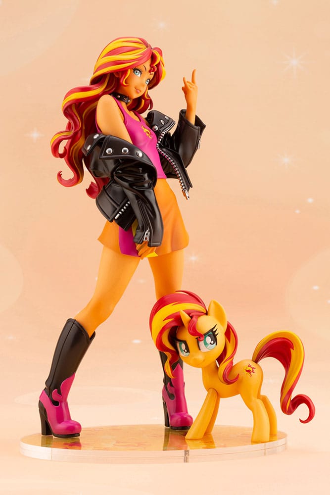 PREORDINE+ 12/2025 My Little Pony Bishoujo PVC Statue 1/7 Sunset Shimmer 22 cm