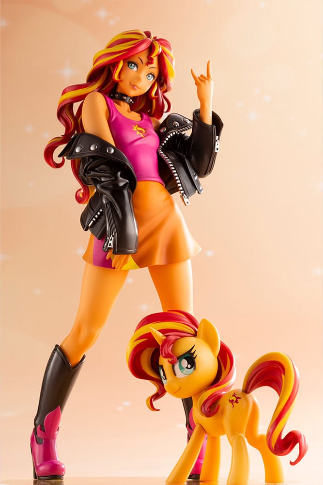 PREORDINE+ 12/2025 My Little Pony Bishoujo PVC Statue 1/7 Sunset Shimmer 22 cm
