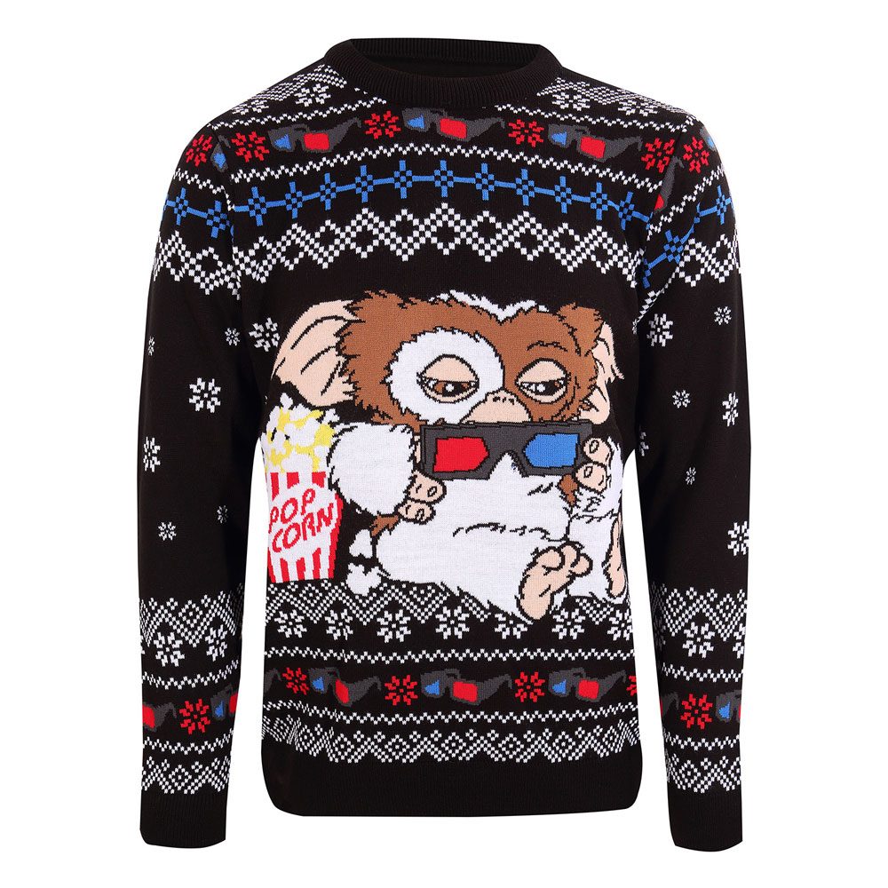 AUF BESTELLUNG Gremlins Sweatshirt Weihnachtspullover Gizmo Popcorn Größe S *SONDERPREIS*