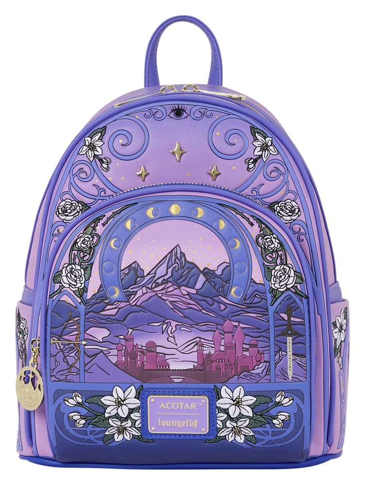 🧪 LAB | PREORDINE+ 01/2027 A Court of Thorns and Roses by Loungefly Mini Backpack Night Court Ramiel Mountain