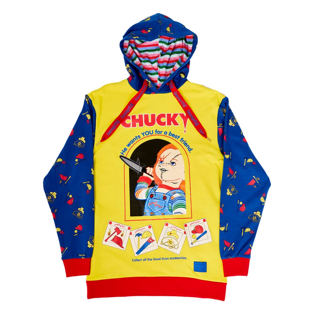 SU ORDINAZIONE Child's Play by Loungefly hooded jacket Chucky Size S *PREZZO SPECIALE*