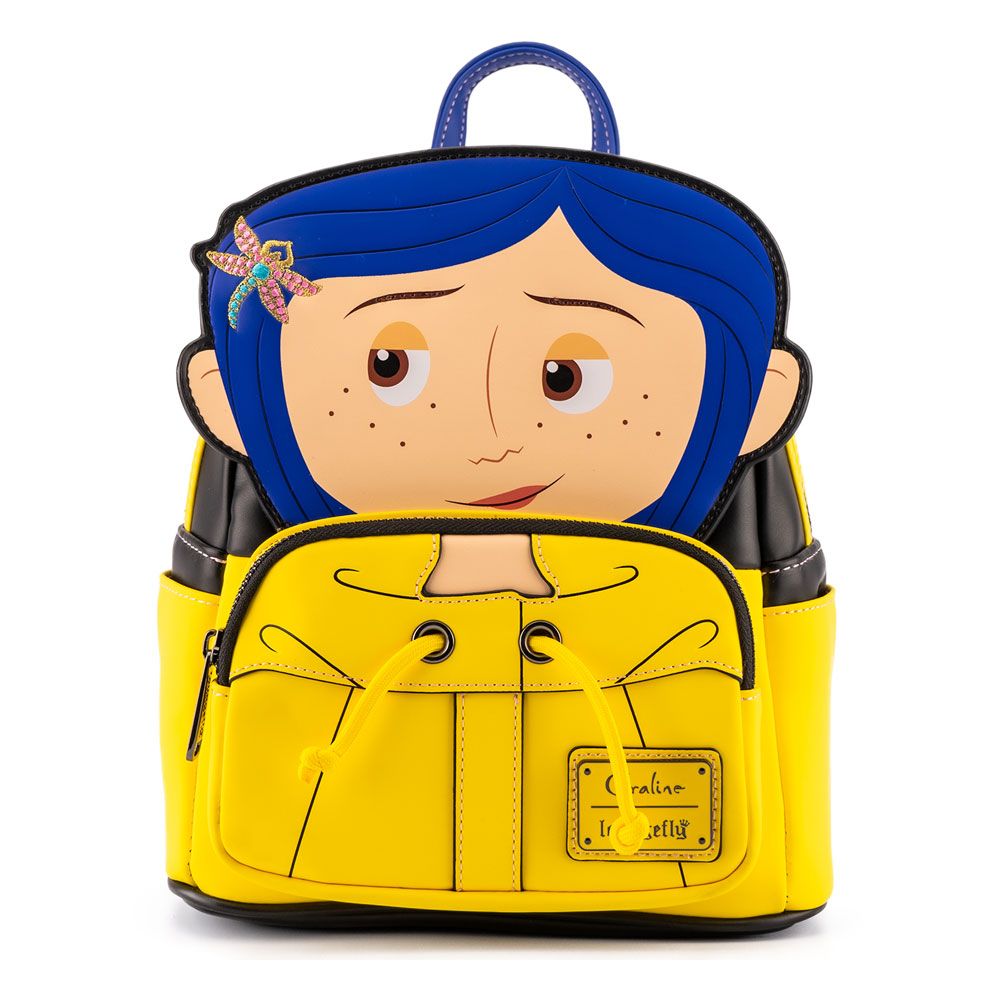 SU ORDINAZIONE Coraline by Loungefly Backpack Laika Coraline Rain Coat Cosplay *PREZZO SPECIALE*