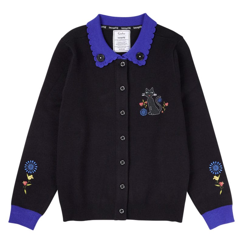 MADE TO ORDER Pixar by Loungefly Unisex Cardigan Collared Cat Dragonfly Size XL