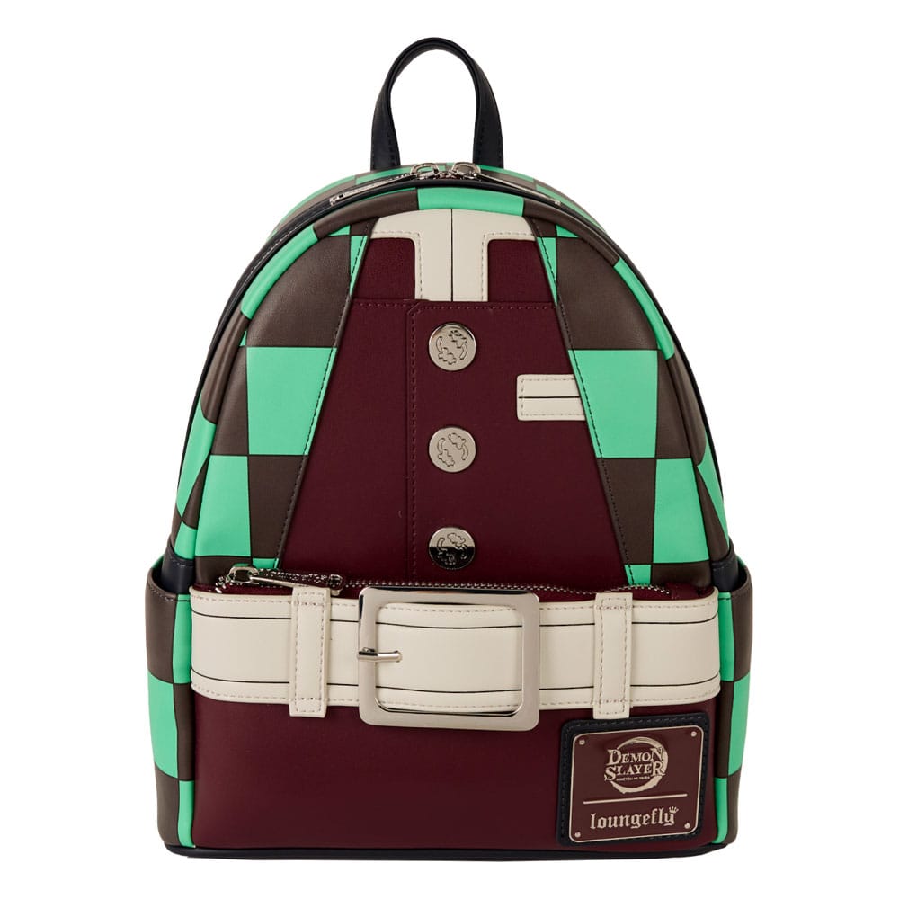 SU ORDINAZIONE Demon Slayer: Kimetsu no Yaiba by Loungefly Mini Backpack Tanjiro Kamado Cosplay ESAURITO