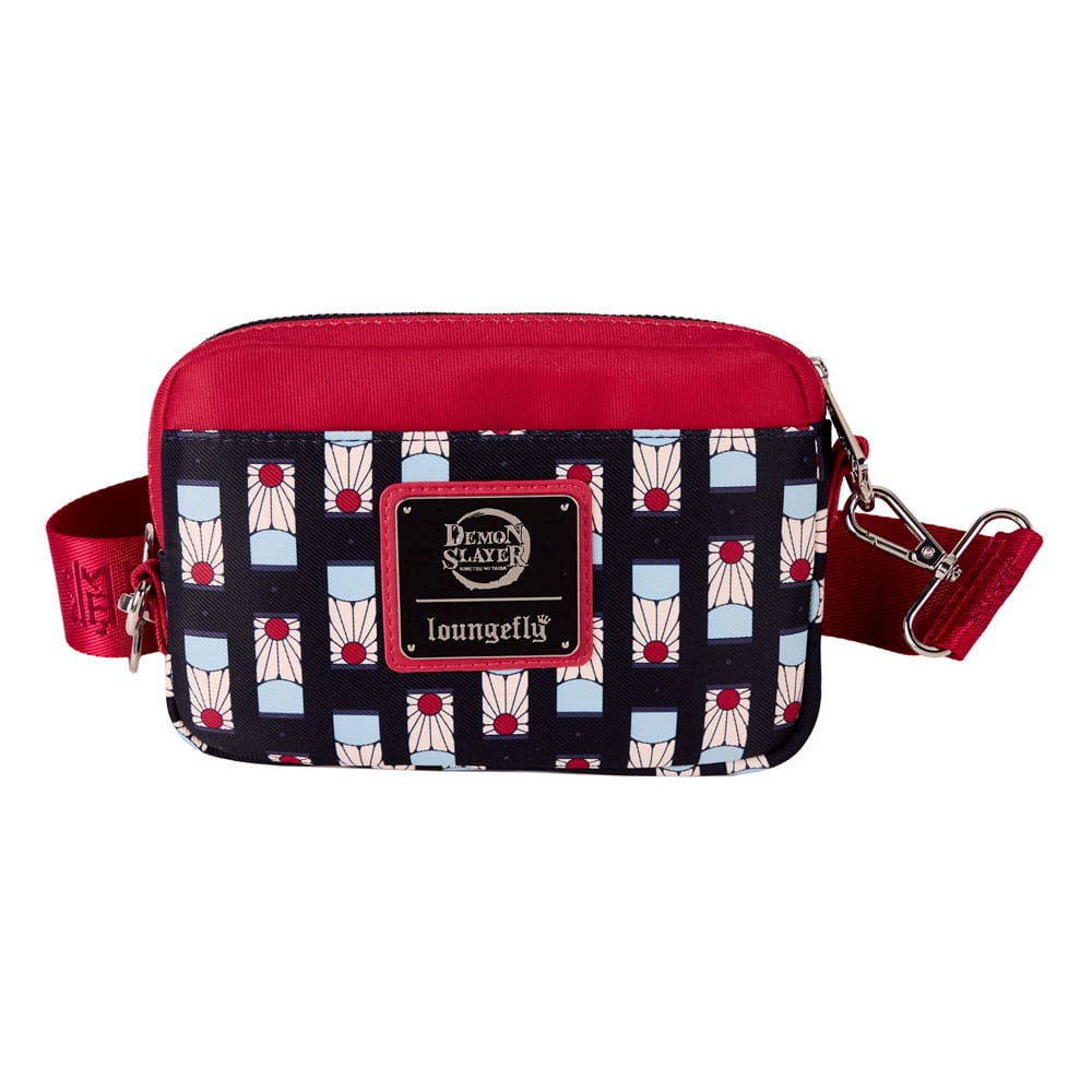 SU ORDINAZIONE Demon Slayer: Kimetsu no Yaiba by Loungefly Sling Bag AOP *PREZZO SPECIALE*