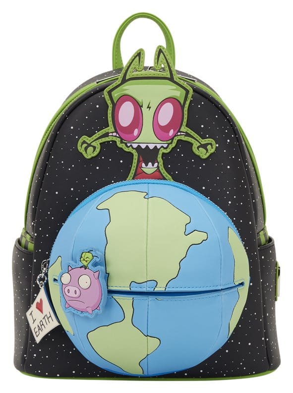 🧪 LAB | SU ORDINAZIONE Nickelodeon by Loungefly Mini Backpack Invader Zim Glow