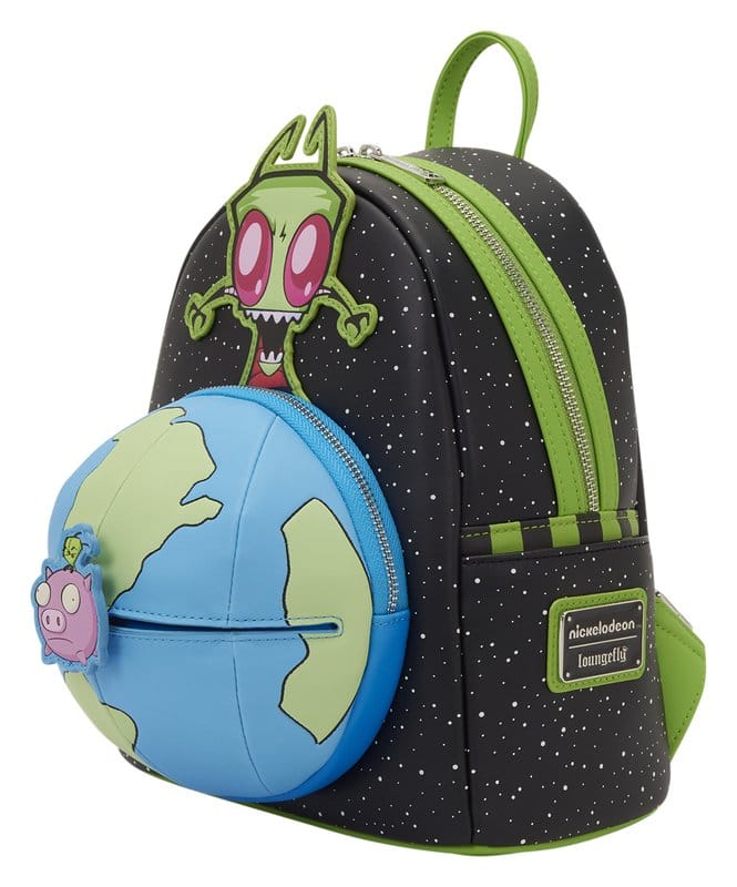 🧪 LAB | SU ORDINAZIONE Nickelodeon by Loungefly Mini Backpack Invader Zim Glow
