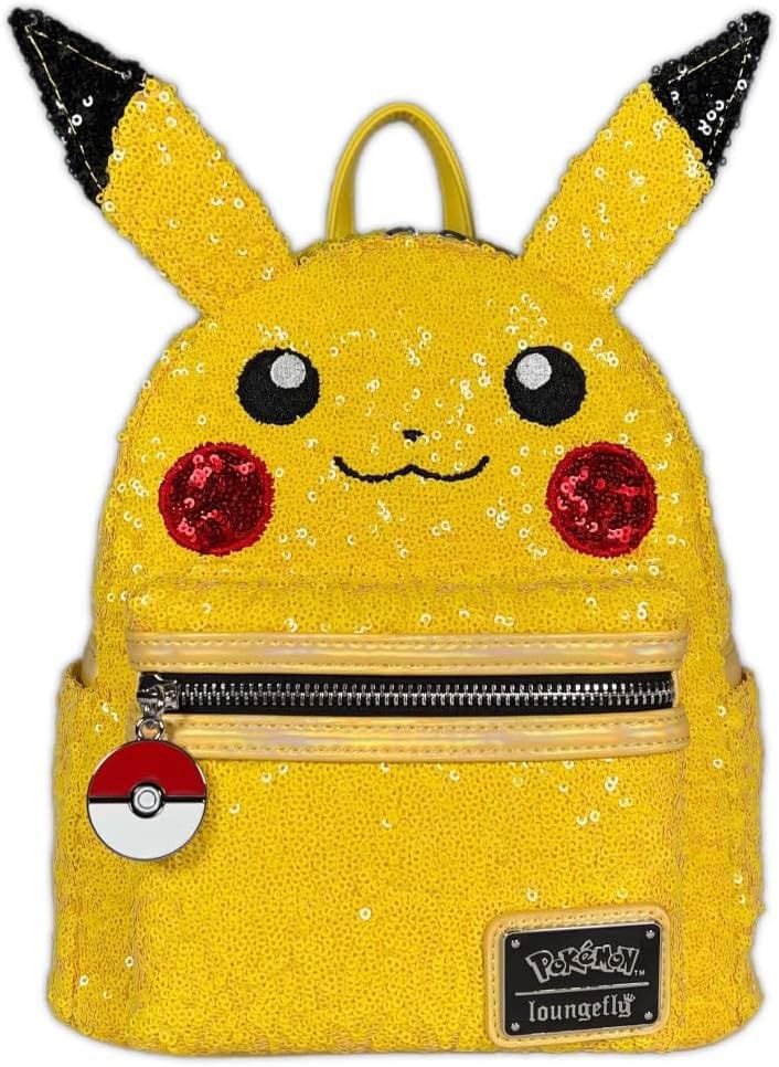 SU ORDINAZIONE Pokemon by Loungefly Mini Backpack World 1-1 Sequin Pikachu Cosplay ESAURITO