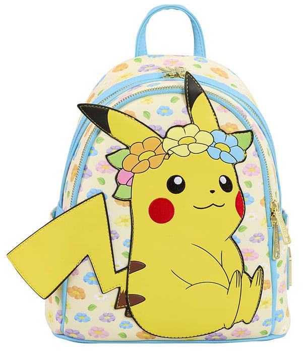 MADE TO ORDER Pokemon by Loungefly Mini Backpack Sleeping Pikachu Floral Crown
