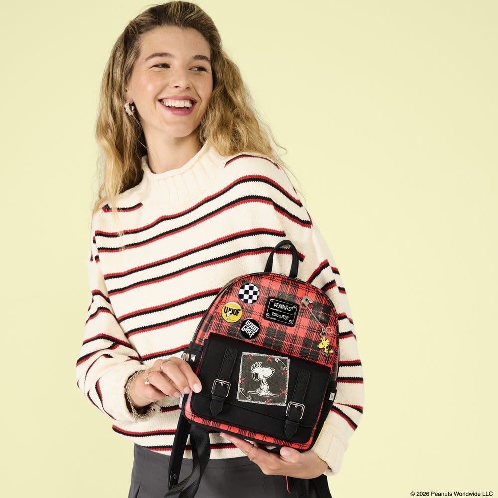 🧪 LAB | PREORDINE+ 01/2027 Peanuts by Loungefly Mini Backpack Snoopy Grunge