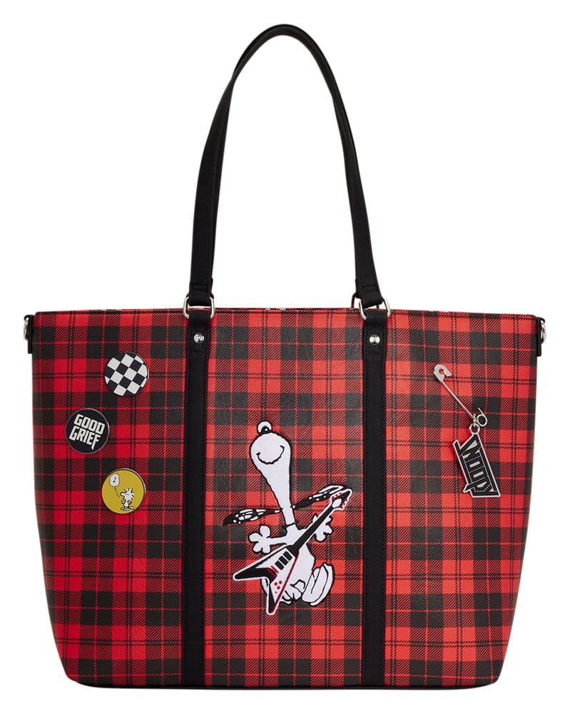 🧪 LAB | PREORDINE+ 01/2027 Peanuts by Loungefly Canvas Tote Bag Snoopy Grunge