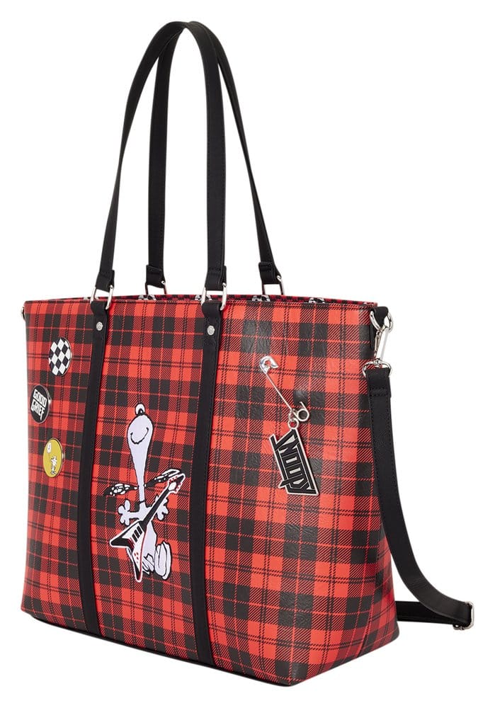 🧪 LAB | PREORDINE+ 01/2027 Peanuts by Loungefly Canvas Tote Bag Snoopy Grunge