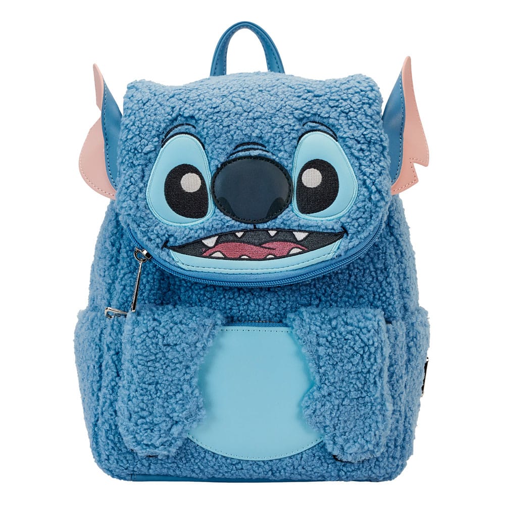 SU ORDINAZIONE Disney by Loungefly Backpack Stitch Plush Pocket