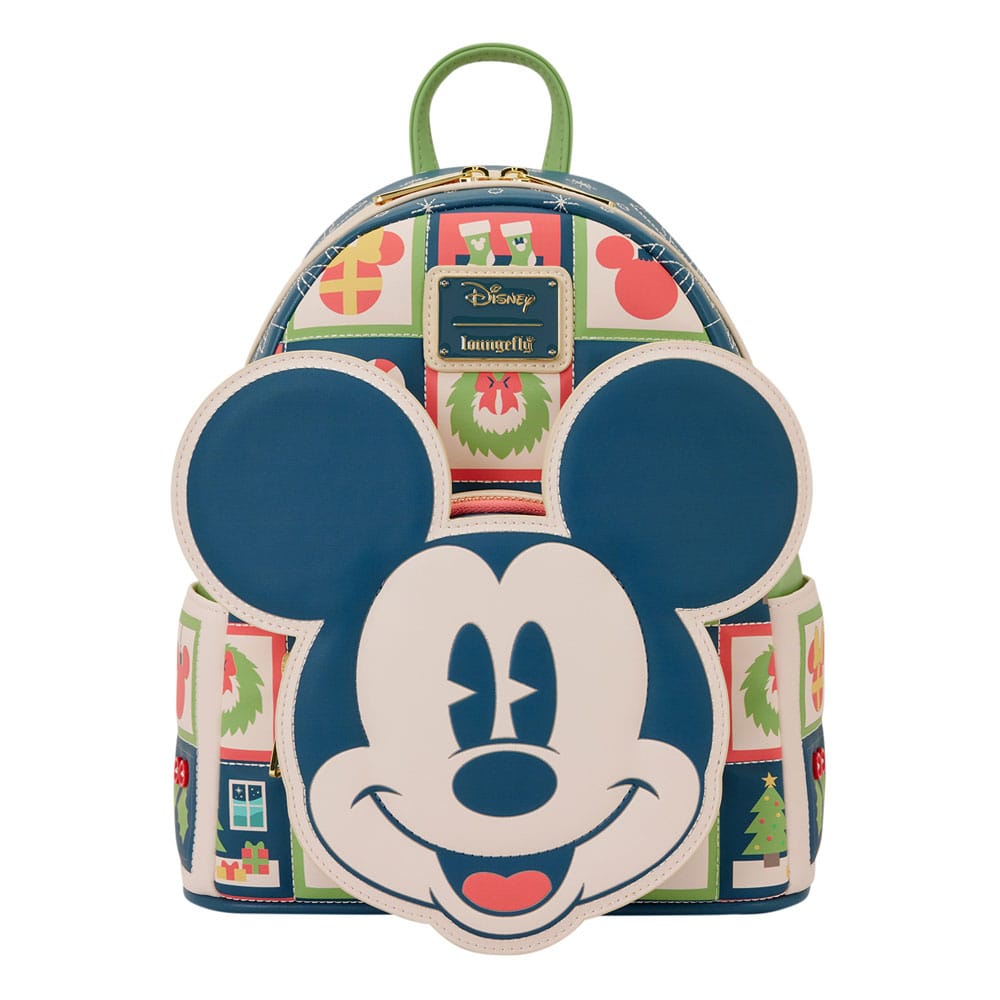 SU ORDINAZIONE Disney by Loungefly Mini Backpack Mickey and Minnie Holiday