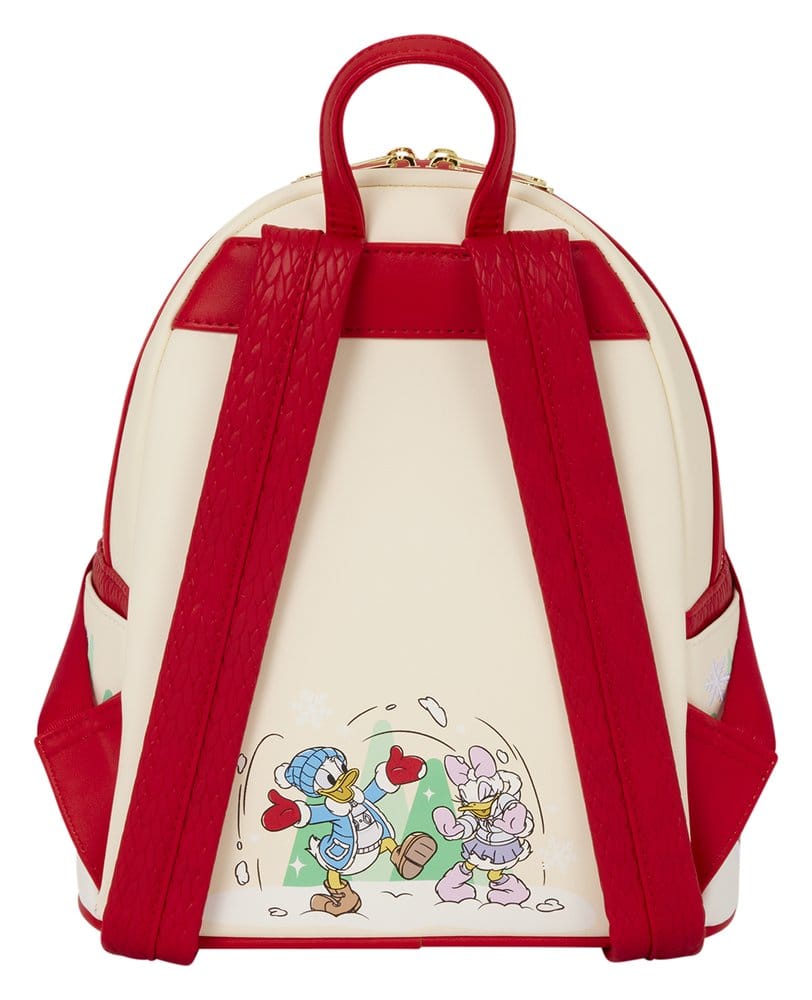 🧪 LAB | PREORDINE+ 01/2027 Mickey & Friends by Loungefly Mini Backpack with Headband Holder Ice Skating