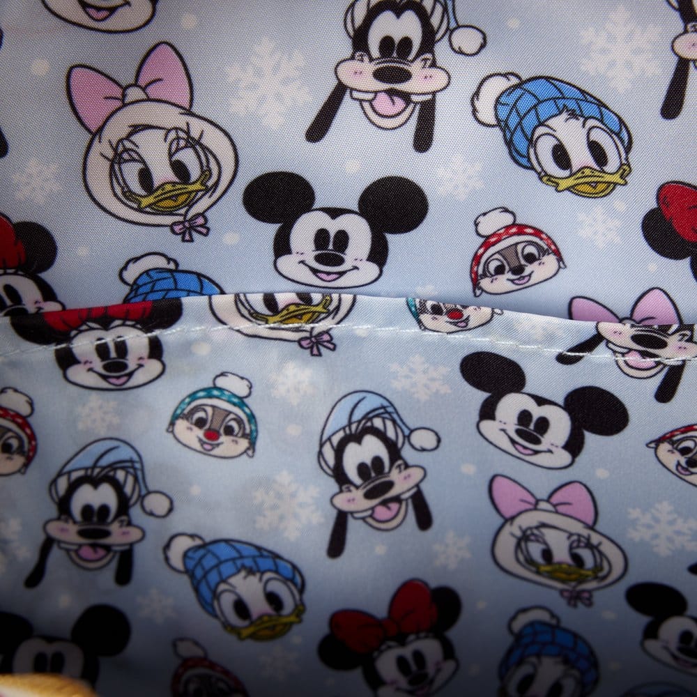 🧪 LAB | PREORDINE+ 01/2027 Mickey & Friends by Loungefly Mini Backpack with Headband Holder Ice Skating