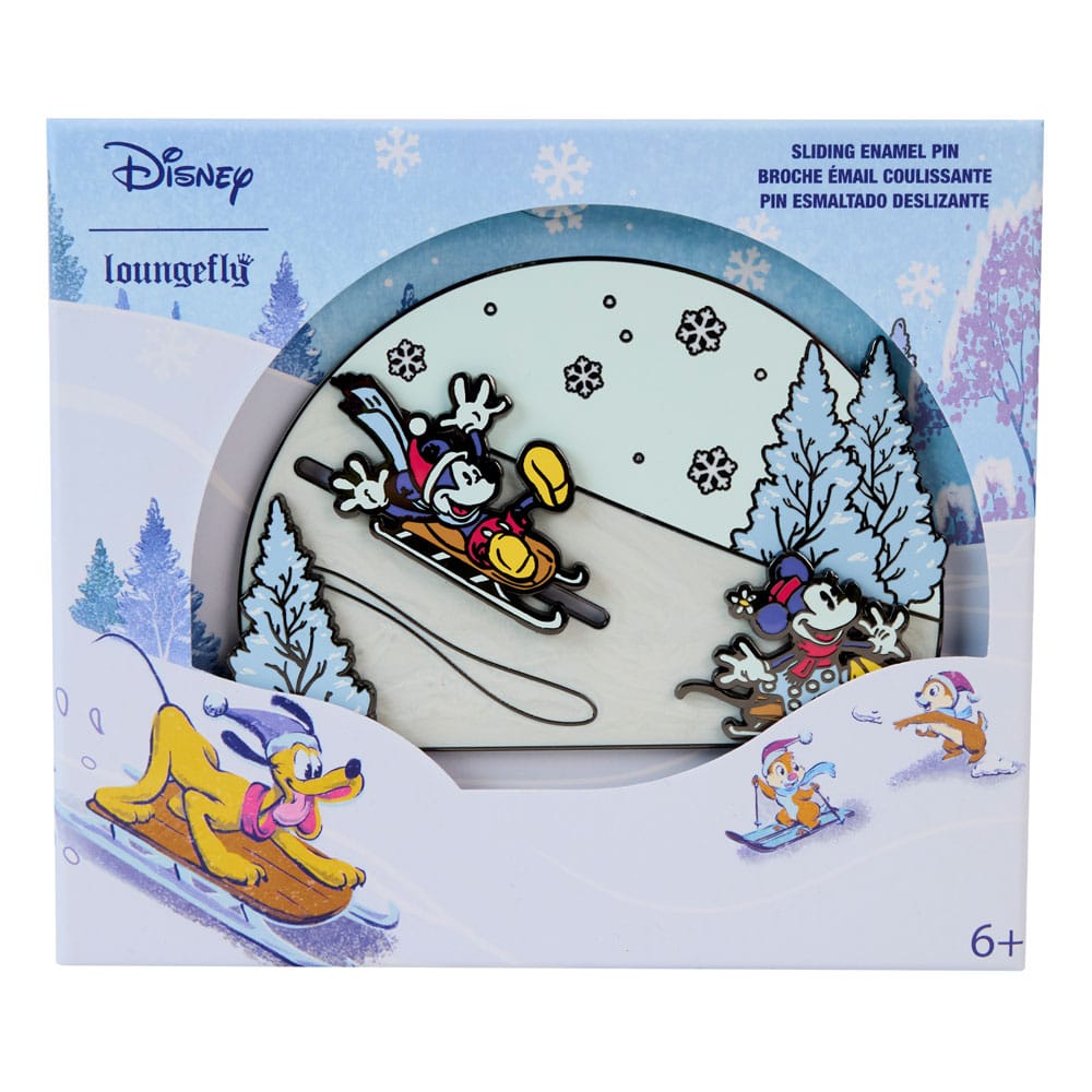 MADE TO ORDER Disney by Loungefly Enamel 3" Pins Mickey and friends Winter Wonderland 3" Limited Edition 8 cm *SPECIAL PRICE*