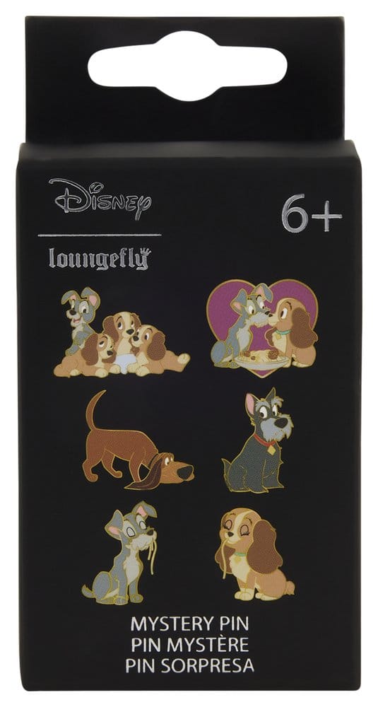 🧪 LAB | PREORDINE+ 11/2026 Disney by Loungefly Enamel Pins Lady and the Tramp Blind Display (12)
