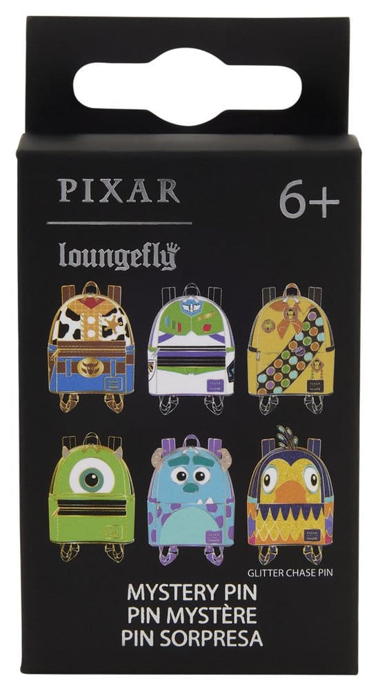🧪 LAB | PREORDINE+ 11/2026 Disney/Pixar by Loungefly Enamel Pins Mini Backpack Blind Box Assortment (12)