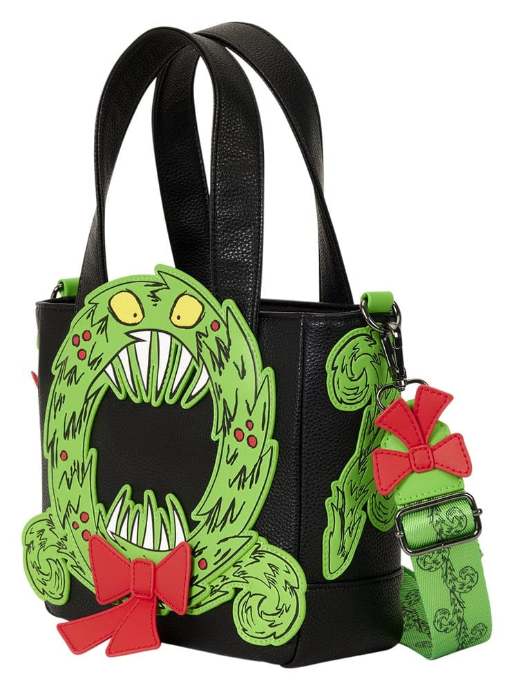 🧪 LAB | PREORDINE+ 01/2027 Nightmare before Christmas by Loungefly Crossbody Bag Man-Eating Wreath