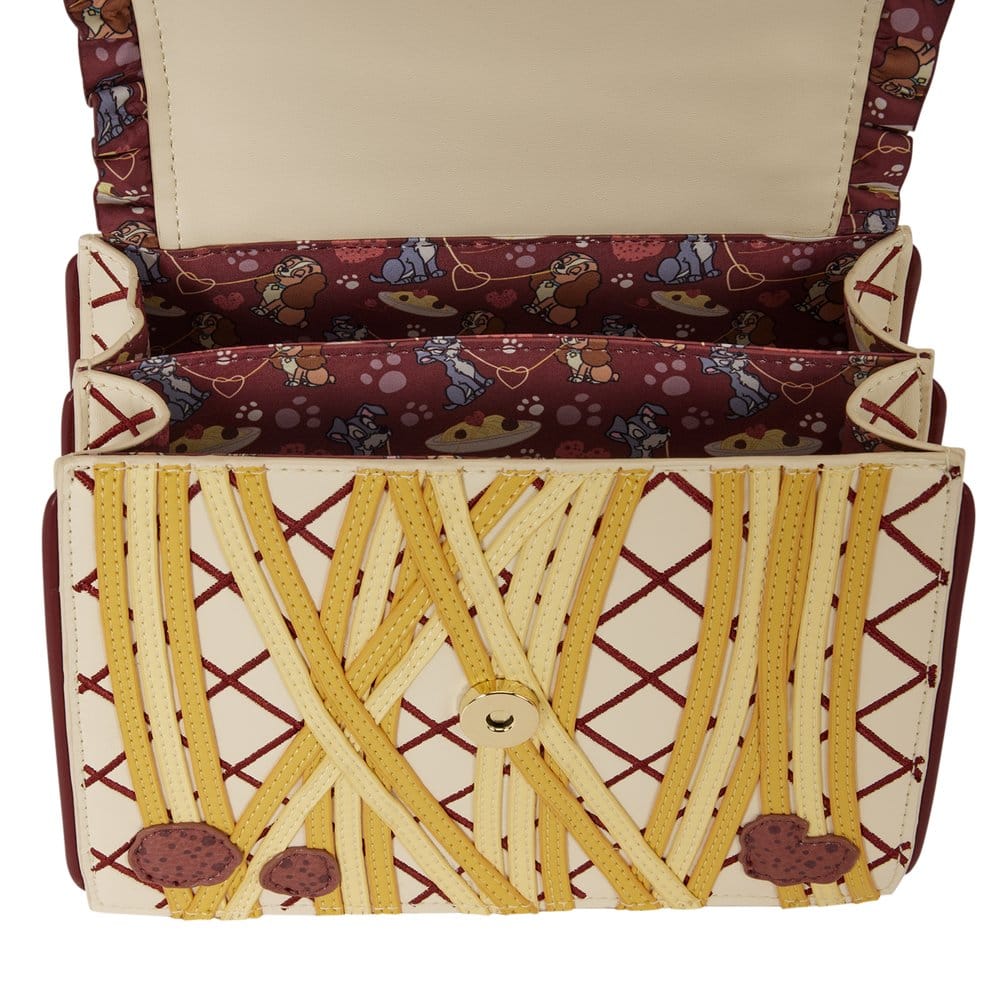 🧪 LAB | PREORDINE+ 01/2027 Disney by Loungefly Crossbody Lady & the Tramp Spaghetti Dinner