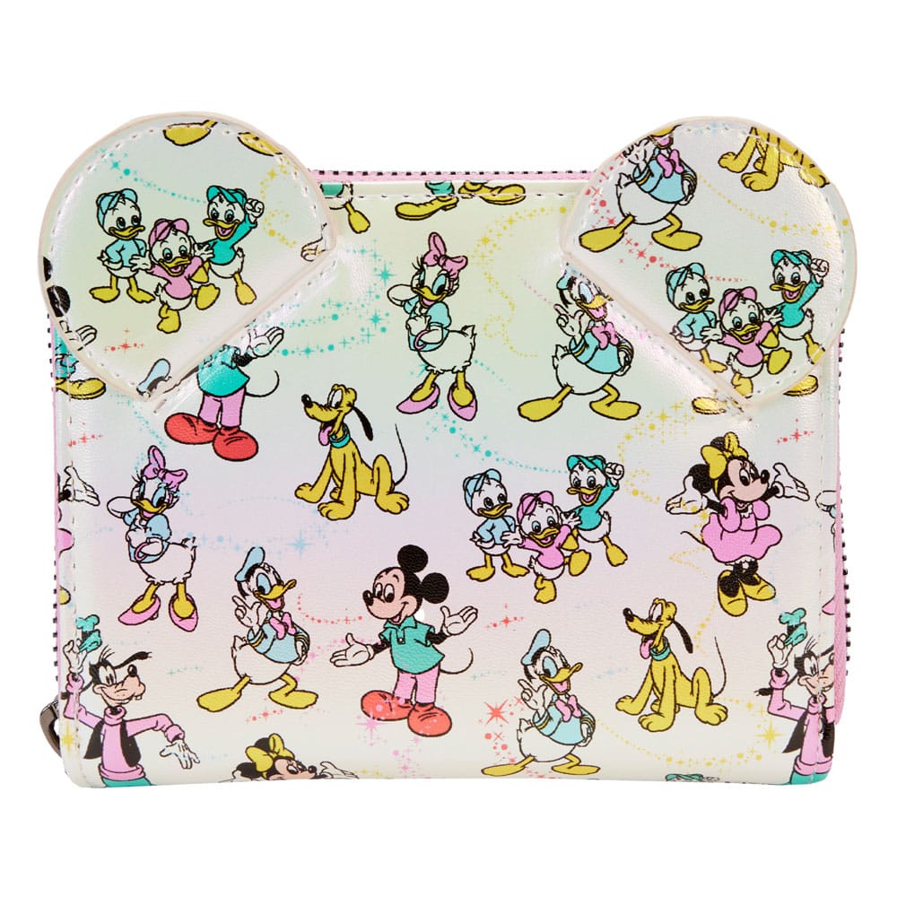 SU ORDINAZIONE Disney by Loungefly Wallet Mickey & Friends 100th Anniversary AOP *PREZZO SPECIALE*